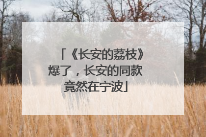 《长安的荔枝》爆了，长安的同款竟然在宁波