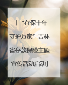 “存保十年 守护万家”吉林省存款保险主题宣传活动启动