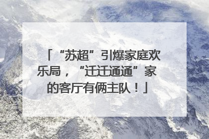 “苏超”引爆家庭欢乐局，“迁迁通通”家的客厅有俩主队！
