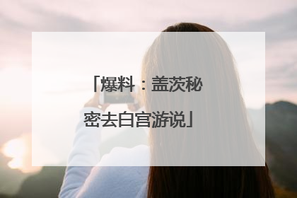 爆料：盖茨秘密去白宫游说