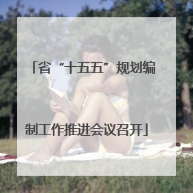 省“十五五”规划编制工作推进会议召开