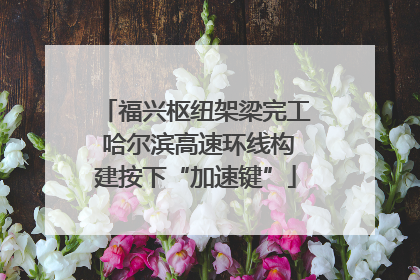 福兴枢纽架梁完工 哈尔滨高速环线构建按下“加速键”