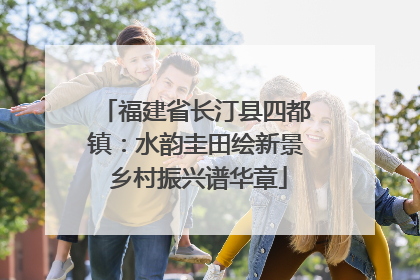 福建省长汀县四都镇：水韵圭田绘新景 乡村振兴谱华章