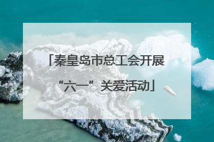 秦皇岛市总工会开展“六一”关爱活动