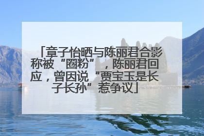 章子怡晒与陈丽君合影称被“圈粉”，陈丽君回应，曾因说“贾宝玉是长子长孙”惹争议