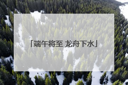 端午将至 龙舟下水