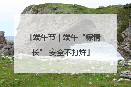 端午节｜端午“粽情长” 安全不打烊