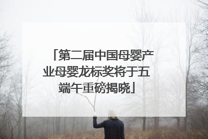 第二届中国母婴产业母婴龙标奖将于五端午重磅揭晓
