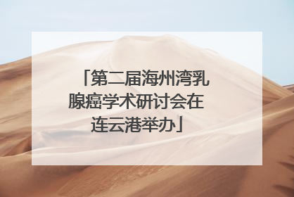第二届海州湾乳腺癌学术研讨会在连云港举办
