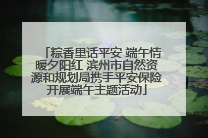 粽香里话平安 端午情暖夕阳红 滨州市自然资源和规划局携手平安保险开展端午主题活动