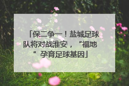 保二争一！盐城足球队将对战淮安，“福地”孕育足球基因