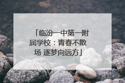 临汾一中第一附属学校：青春不散场 逐梦向远方