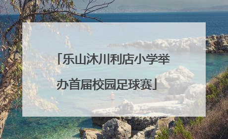 乐山沐川利店小学举办首届校园足球赛