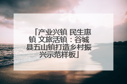 产业兴镇 民生惠镇 文旅活镇：谷城县五山镇打造乡村振兴示范样板