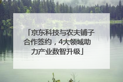 京东科技与农夫铺子合作签约，4大领域助力产业数智升级