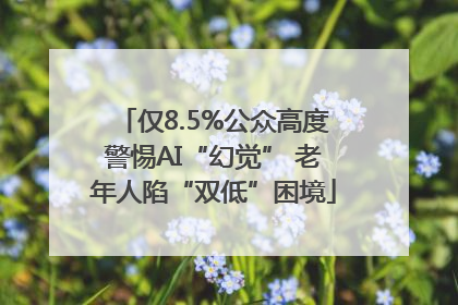 仅8.5%公众高度警惕AI“幻觉” 老年人陷“双低”困境