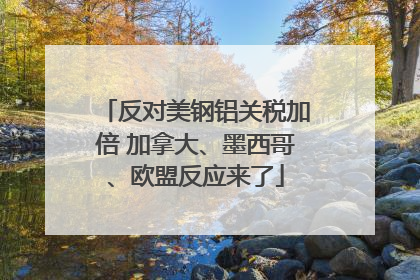 反对美钢铝关税加倍 加拿大、墨西哥、欧盟反应来了