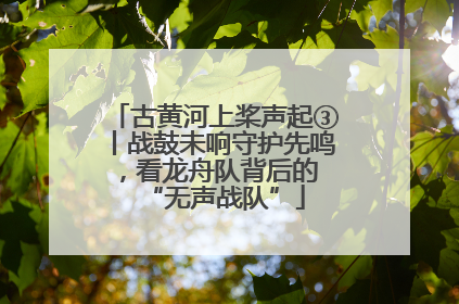 古黄河上桨声起③丨战鼓未响守护先鸣，看龙舟队背后的 “无声战队”