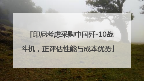 印尼考虑采购中国歼-10战斗机，正评估性能与成本优势