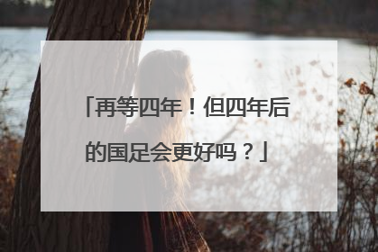 再等四年！但四年后的国足会更好吗？