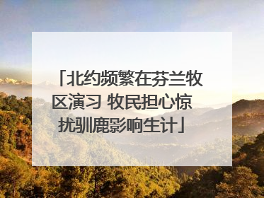 北约频繁在芬兰牧区演习 牧民担心惊扰驯鹿影响生计