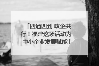 四通四到 政企共行！福建这场活动为中小企业发展赋能