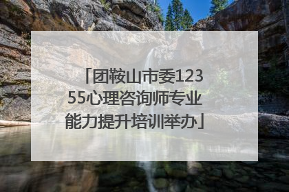 团鞍山市委12355心理咨询师专业能力提升培训举办