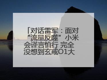 对话雷军：面对“流量反噬”小米会谨言慎行 完全没想到玄戒O1大受欢迎