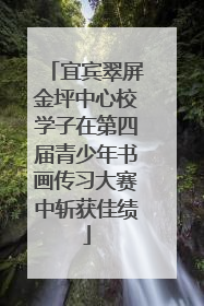 宜宾翠屏金坪中心校学子在第四届青少年书画传习大赛中斩获佳绩