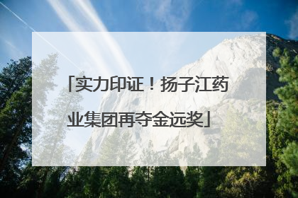 实力印证！扬子江药业集团再夺金远奖