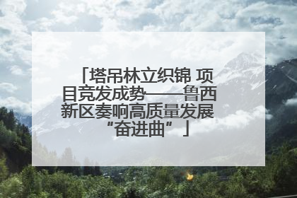 塔吊林立织锦 项目竞发成势——鲁西新区奏响高质量发展“奋进曲”