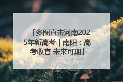 多图直击河南2025年新高考｜南阳：高考收官 未来可期