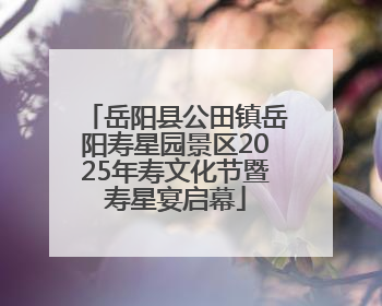 岳阳县公田镇岳阳寿星园景区2025年寿文化节暨寿星宴启幕