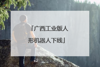 广西工业版人形机器人下线