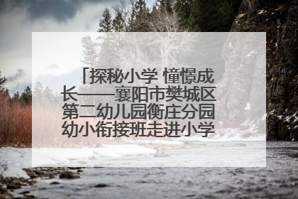 探秘小学 憧憬成长——襄阳市樊城区第二幼儿园衡庄分园幼小衔接班走进小学开展参观体验活动