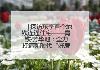 探访东李首个地铁连通住宅——青铁·芳华地：全力打造新时代“好房子”人居标杆
