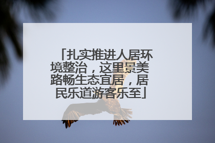 扎实推进人居环境整治，这里景美路畅生态宜居，居民乐道游客乐至