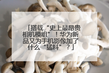 搭载“史上最昂贵相机模组”！华为新品又为手机影像加了什么“猛料”？