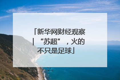 新华网财经观察｜“苏超”，火的不只是足球