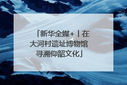 新华全媒+丨在大河村遗址博物馆寻溯仰韶文化