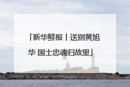 新华鲜报丨送别黄旭华 国士忠魂归故里