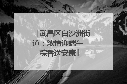 武昌区白沙洲街道：浓情迎端午 粽香送安康