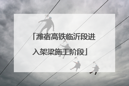 潍宿高铁临沂段进入架梁施工阶段