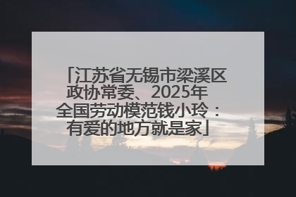 江苏省无锡市梁溪区政协常委、2025年全国劳动模范钱小玲：有爱的地方就是家