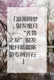 浪漫圆梦，银发蜜月——“齐鲁之星”银发蜜月新疆旅游专列开行