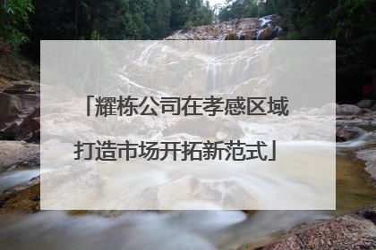 耀栋公司在孝感区域打造市场开拓新范式
