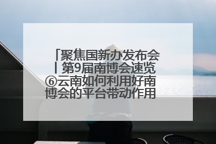 聚焦国新办发布会丨第9届南博会速览⑥云南如何利用好南博会的平台带动作用，深化与南亚国家的交流与合作？