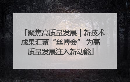 聚焦高质量发展｜新技术成果汇聚“丝博会” 为高质量发展注入新动能
