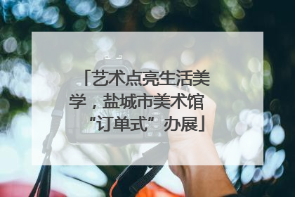 艺术点亮生活美学，盐城市美术馆“订单式”办展