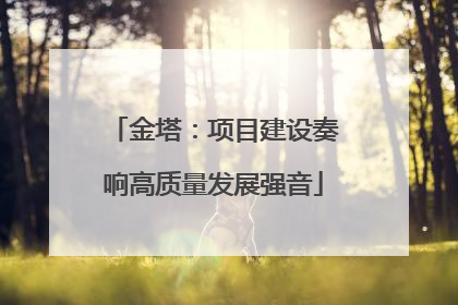 金塔：项目建设奏响高质量发展强音